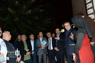 بازدید مدیران تئاتر غرب آسیا از خانه هنرمندان
