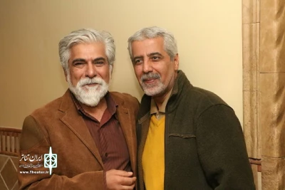 احمدرضا درویش به تماشای تئاتر «سردار» رفت