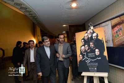 بازدید علی جنتی از تئاتر شهر