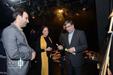 بازدید علی جنتی از تئاتر شهر