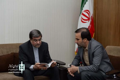 بازدید علی جنتی از تئاتر شهر