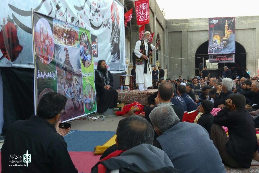 مرغ سعادت بر بالای سرم پرواز کرد؛ اربعین امسال در کربلا و نجف پرده خوانی و نقالی می کنم!/ نخستین همایش مردمی اربعین با اجرای مرشد مهدی چایانی 2
