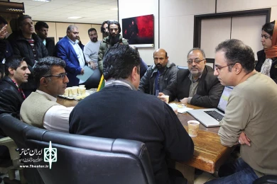 بازدید مهمانان همایش تئاتر استانها از سایت ایران تئاتر‎