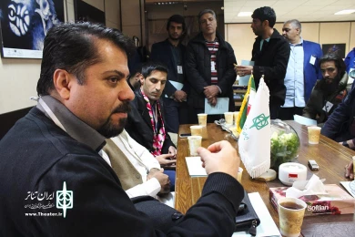 بازدید مهمانان همایش تئاتر استانها از سایت ایران تئاتر‎