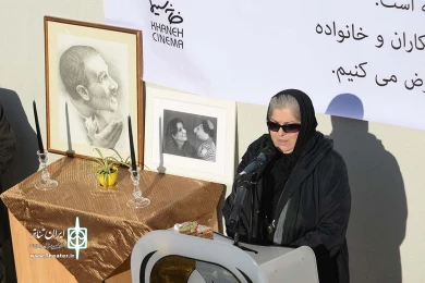 تشییع پیکر دنیا فنی زاده