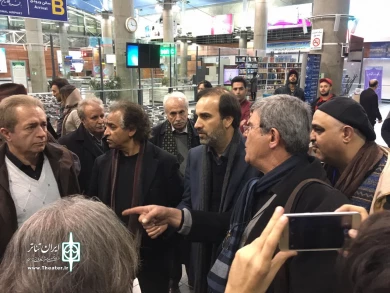 استقبال از پیکر استاد رکن الدین خسروی