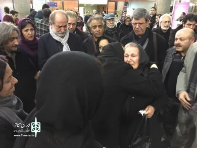 استقبال از پیکر استاد رکن الدین خسروی