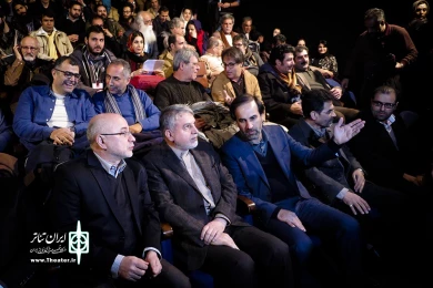 حضور وزیر ارشاد در جشنواره تئاتر فجر