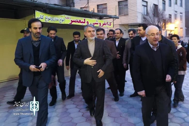 حضور وزیر ارشاد در جشنواره تئاتر فجر