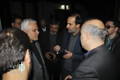 بازدید مرتضی طلایی از تئاتر شهر