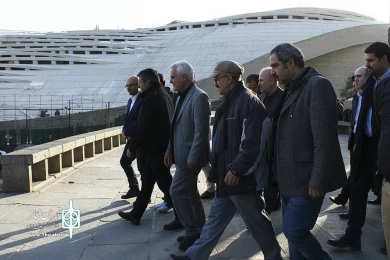 بازدید مرتضی طلایی از تئاتر شهر