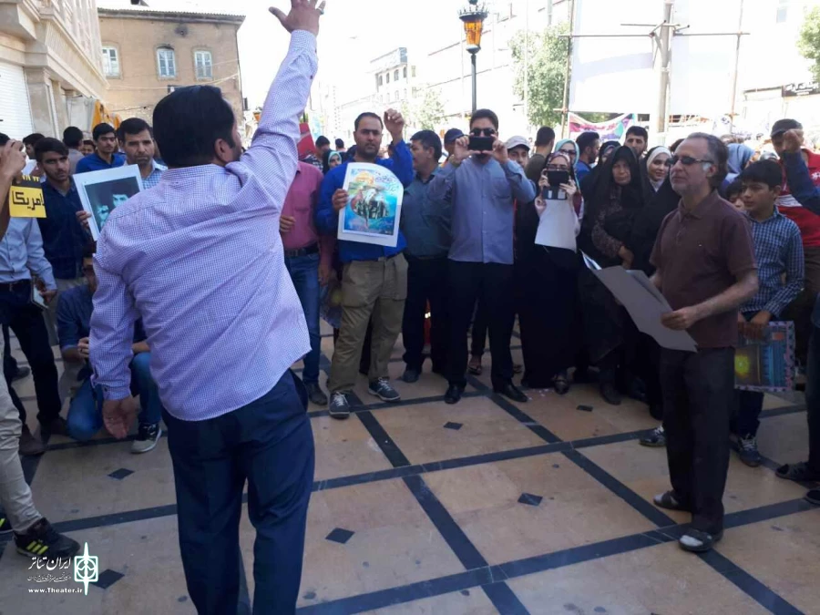 همایش استانی تئاتر خیابانی قرآنی در کرمانشاه به کار خود پایان داد 8