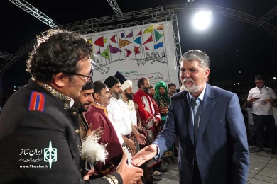وزیر فرهنگ و ارشاد اسلامی میهمان جشنواره نمایش های آیینی وسنتی