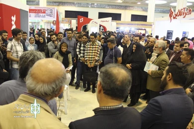 کارگاه غرفه ایران تئاتر در نمایشگاه مطبوعات