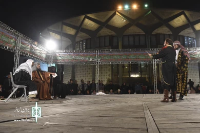 مجالس تعزیه در محوطه مجموعه تئاتر شهر