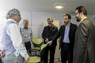 بازدید سید محمدمجتبی حسینی از تئاتر شهر