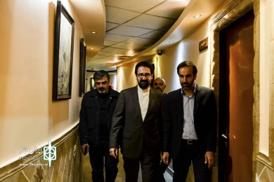 بازدید سید محمدمجتبی حسینی از تئاتر شهر
