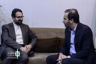 بازدید سید محمدمجتبی حسینی از تئاتر شهر