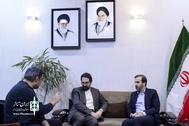 بازدید سید محمدمجتبی حسینی از تئاتر شهر