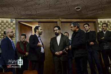 بازدید سید محمدمجتبی حسینی از تئاتر شهر