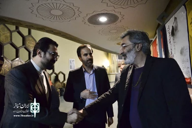 بازدید سید محمدمجتبی حسینی از تئاتر شهر