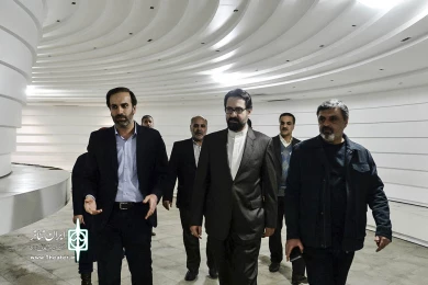بازدید سید محمدمجتبی حسینی از تئاتر شهر