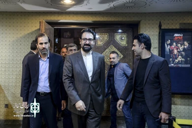 بازدید سید محمدمجتبی حسینی از تئاتر شهر