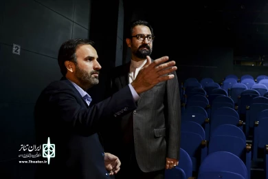 بازدید سید محمدمجتبی حسینی از تئاتر شهر
