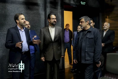 بازدید سید محمدمجتبی حسینی از تئاتر شهر