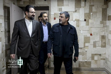 بازدید سید محمدمجتبی حسینی از تئاتر شهر