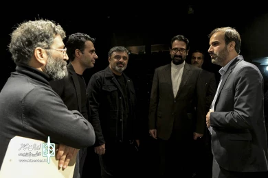 بازدید سید محمدمجتبی حسینی از تئاتر شهر