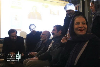 تقدیر اهالی تئاتر از علی مراد خانی