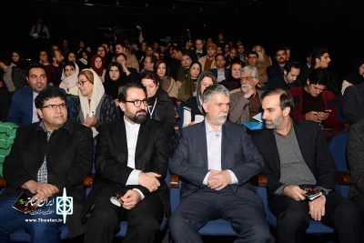 وزیر فرهنگ و ارشاد اسلمی در تئاتر فجر