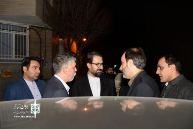 وزیر فرهنگ و ارشاد اسلمی در تئاتر فجر