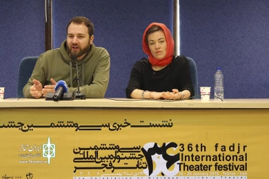 نشست خبری نمایش هملت‎
