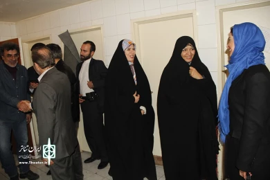 محمود واعظی رئیس دفتر رئیس جمهور در تئاتر فجر