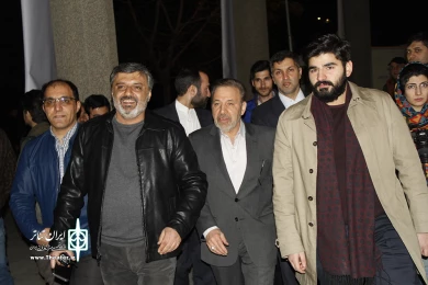 محمود واعظی رئیس دفتر رئیس جمهور در تئاتر فجر