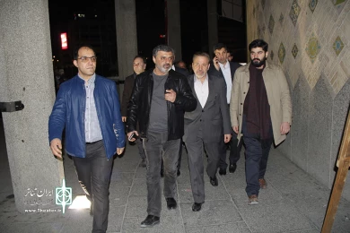 محمود واعظی رئیس دفتر رئیس جمهور در تئاتر فجر
