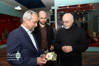 محمد نهاوندیان معاون اقتصادی نهاد ریاست جمهوری در تالار فردوسی