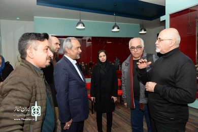 محمد نهاوندیان معاون اقتصادی نهاد ریاست جمهوری در تالار فردوسی