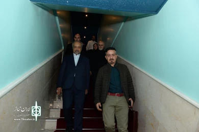 محمد نهاوندیان معاون اقتصادی نهاد ریاست جمهوری در تالار فردوسی