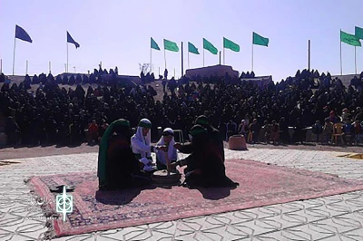 همزمان باسالروزشهادت ام ابیها  حضرت فاطمه زهرا «س»

سوگواره تعزیه فاطمی در شهرستان نیشابور برگزار شد