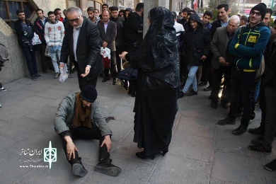 تئاترخیابانی به مناسبت شهادت حضرت فاطمه‎