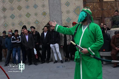 تئاترخیابانی به مناسبت شهادت حضرت فاطمه‎