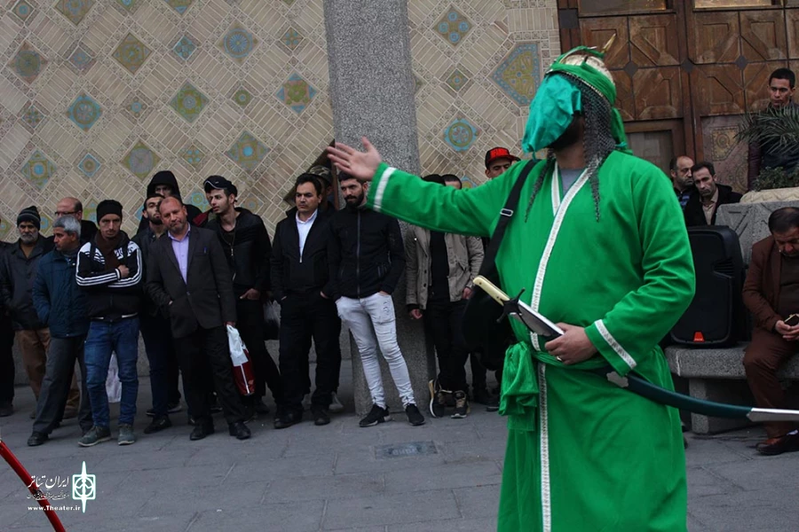تئاترخیابانی به مناسبت شهادت حضرت فاطمه‎