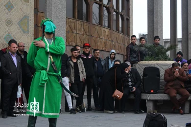تئاترخیابانی به مناسبت شهادت حضرت فاطمه‎