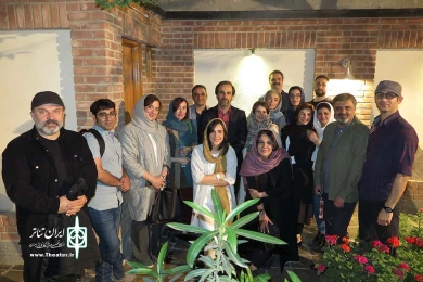 تقدیر اهالی تئاتر از مهدی شفیعی