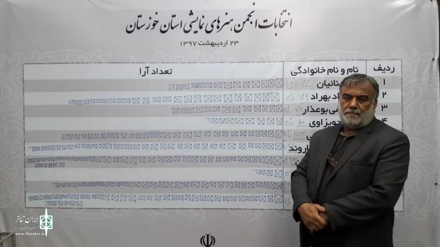 هیات مدیره انجمن هنرهای نمایشی خوزستان با 336 رای انتخاب شدند 3