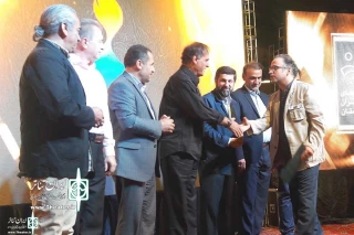 At the closing ceremony

The First Ahwaz National Theater Festival  Honored Iran Theater site