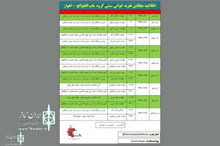 توسط گروه باب الحوائج؛

برگزاری 17 مجلس تعزیه در دهه اول محرم در شهرستان اهواز